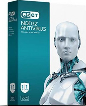 ESET NOD32 ANTIVIRUS 1 License for 2 user 1 Year - 2 PC